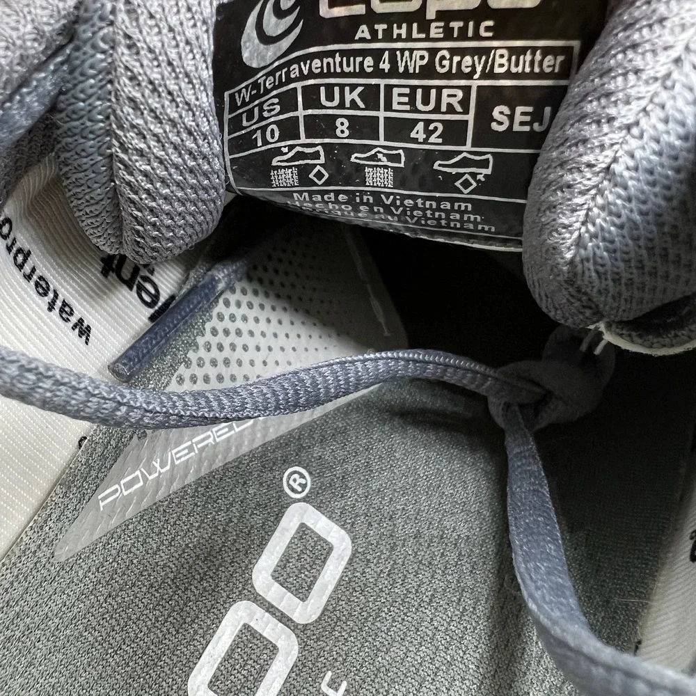 Topo Athletic Terraventure 4 WP Women's Size 10 Grey Waterproof Trail Shoes